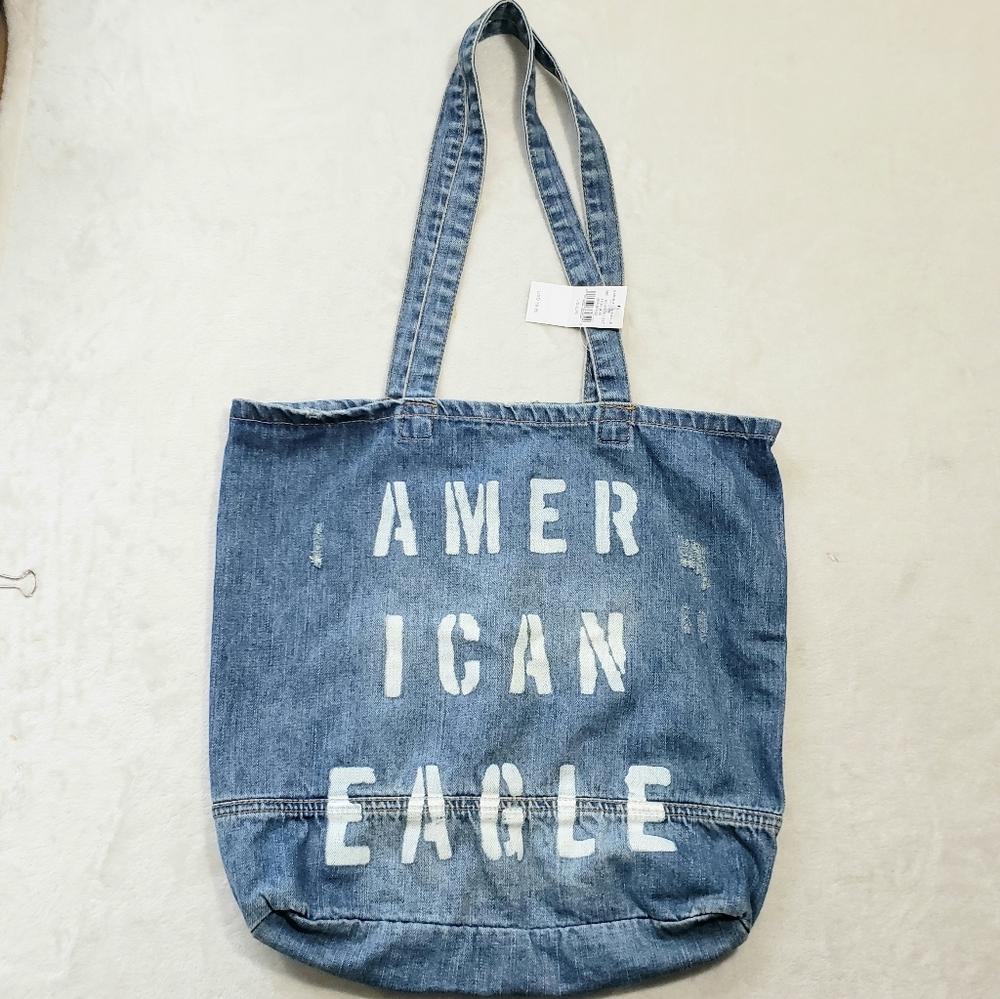 3/$25 AMERICAN EAGLE Denim Bag NWT